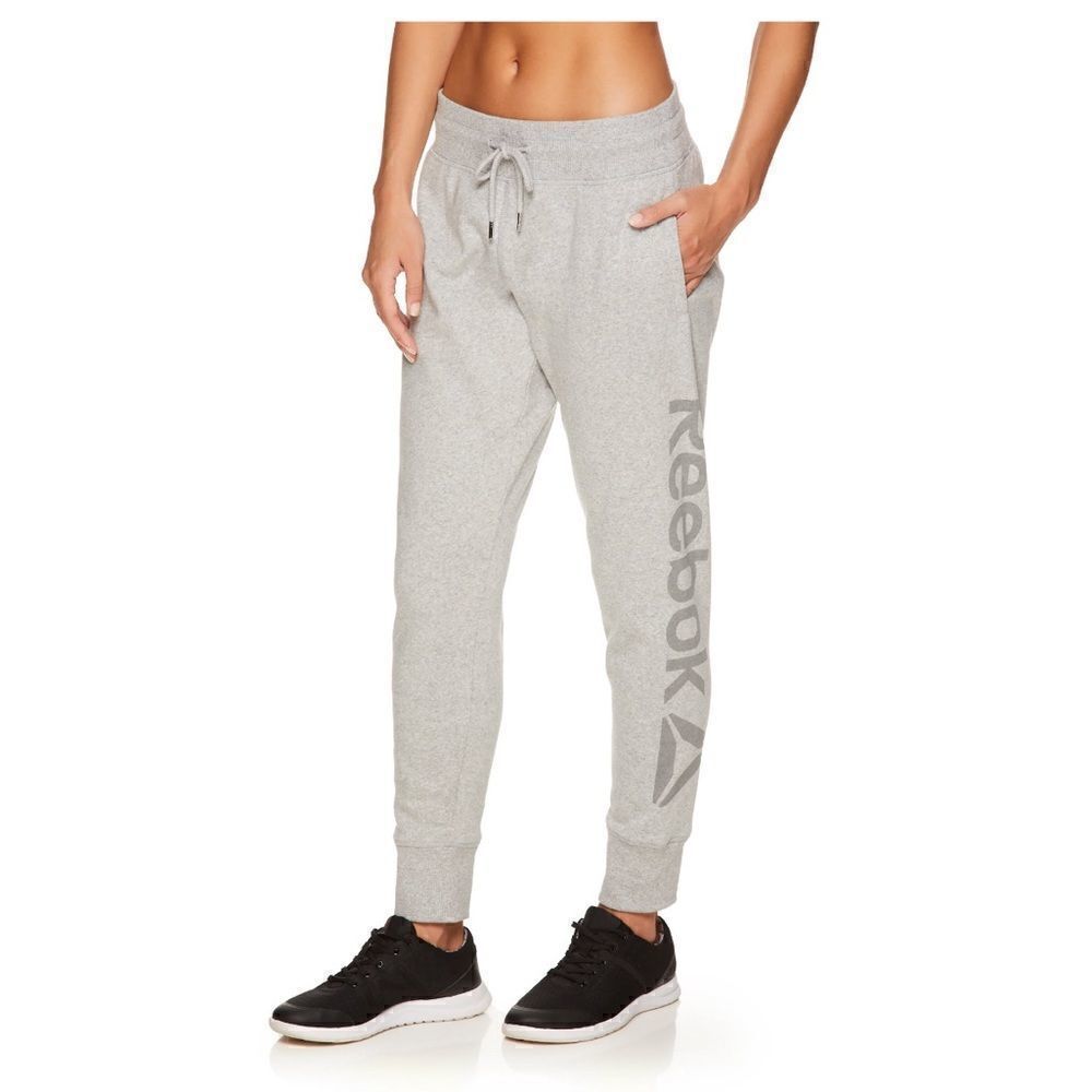 Reebok Fleece Jogger Pants Grey